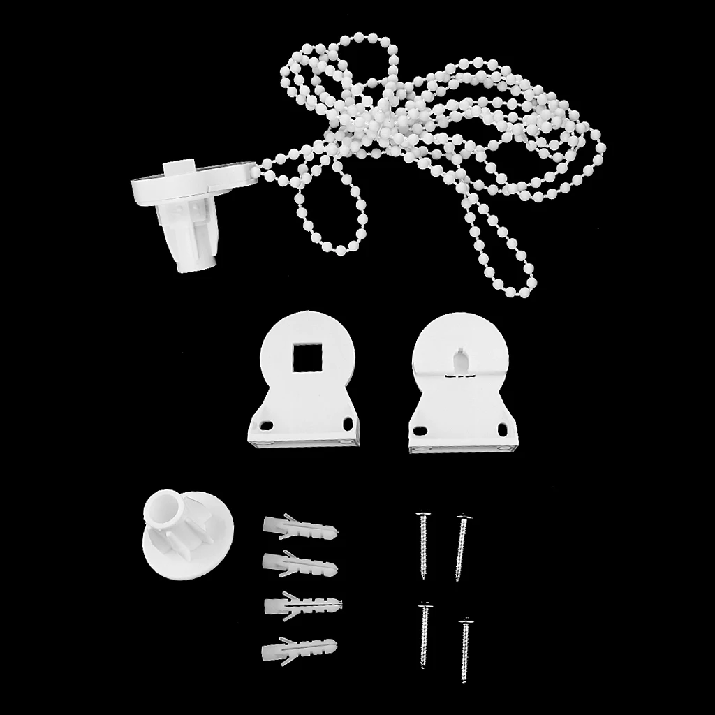 High Quality Plastic Roller Blind Accessories with 37.40' Long Bead Chain 25mm Tube Curtain Decorative Accessories