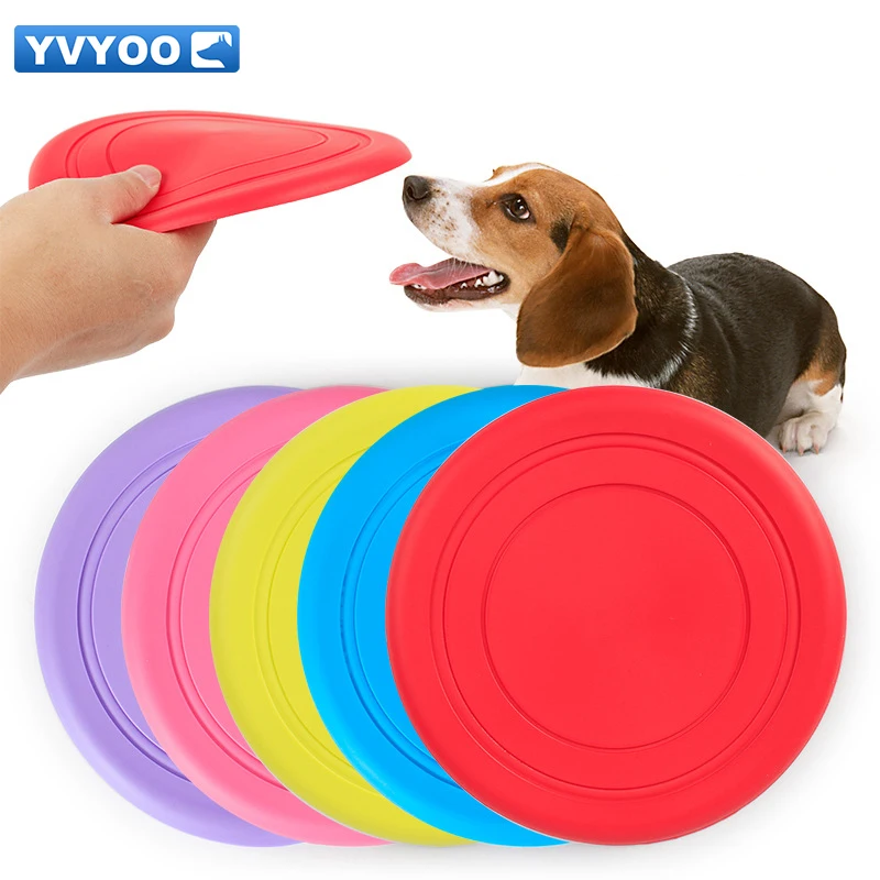 YVYOO резиновые принадлежности для обучения домашних животных 18 см летающие диски