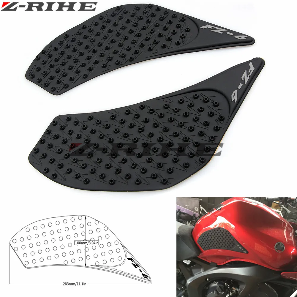 Противоскользящая защитная накладка на бак для Yamaha FZ6N 2006 2007 2008 2009 2010 FZ 6N FZ6 N