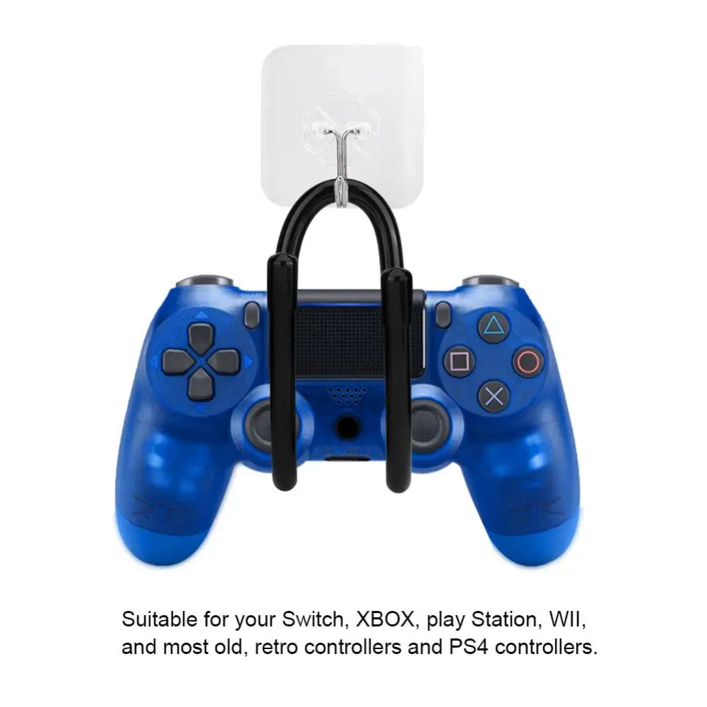 

2 Set of Game Controller Organizer Wall Rack Wall Mount Wall Clip Wall Hanger For Switch XBOX Play Station WII PS4 Controllers