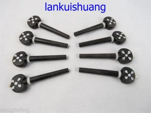 

4/4 violin Fittings,8pcs inlay ebony pegs,Beautiful decorate,violin part