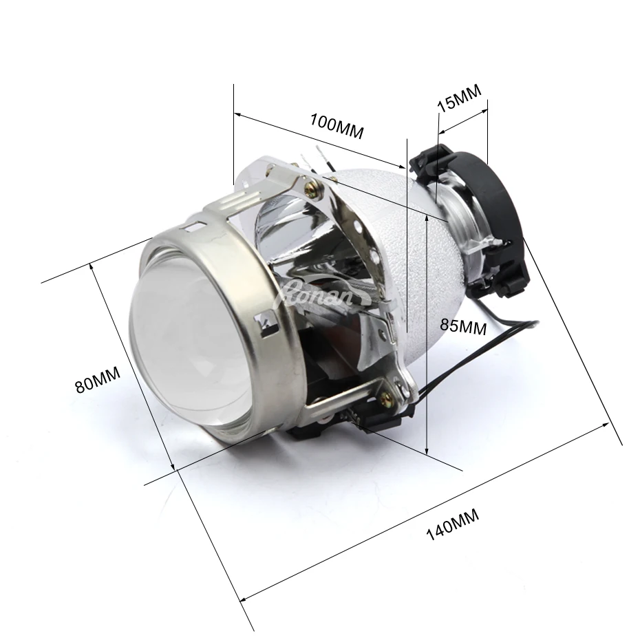 Ронан EVOX-R V2.0 D2S линзы проектора bi xenon фар, Высокопрочная конструкция, на смену для BMW E60 E39 X5 E53/Audi A6 C5 C6 A8/Mercedes Benz W211 209