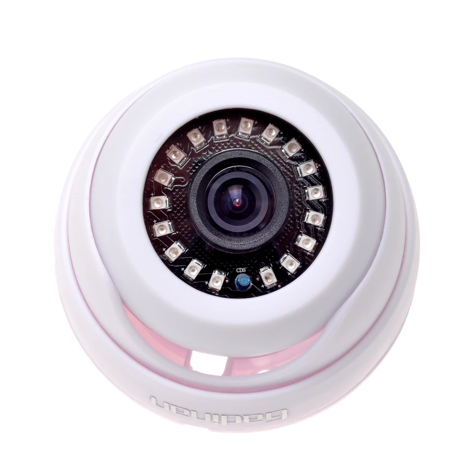 Tanie Gadinan w nocy w podczerwieni kamera kopułkowa 1.0MP 2.0MP 1080 P nadzoru kamera bezpieczeństwa CCTV 3.6mm obiektyw 18 sztuk laserowo IR Cut ABS z tworzywa sztucznego