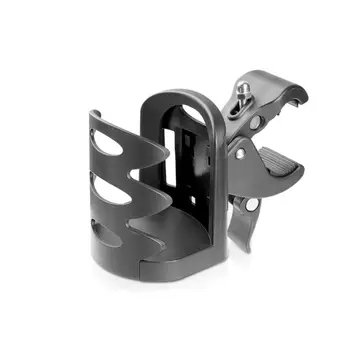 

Bike Clip-on Cup Holder Drink Bottle Rack Universal Baby Stroller Bicycle Wheelchair Mounted Bracket Outdoor Water Drinking Supp