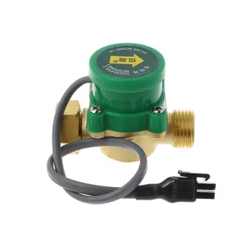 

2019 NEW HT-120 G1/2 "-1/2" Water Circulation Pump Flow Switch Cold & Hot Water 1.5A