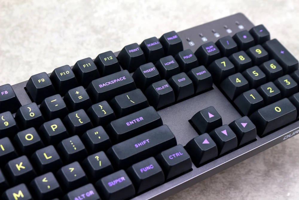 MP Midnight 120 клавиши SA PBT кейкап шрифты Cherry MX переключатели колпачки для проводной USB
