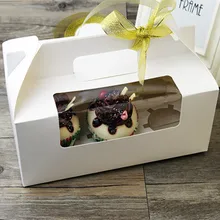 Портативный Торт Подарочные коробки 10 шт./лот выпечки Торт Инструменты фестиваль подарок 7735