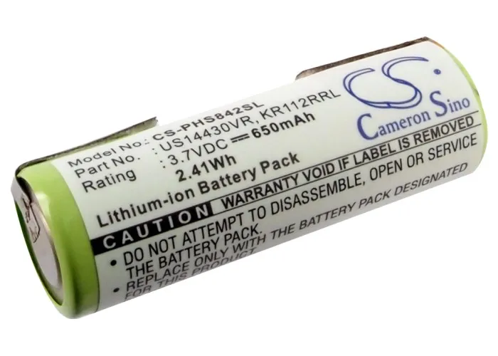 

Cameron Sino Upgraded Battery For Philips KR112RRL,US14430VR Shaver Battery Li-ion