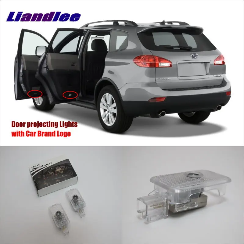 

Liandlee Plug and Play Car Courtesy Doors Lights For Subaru Tribeca 2011 / Brand Logo Projector Welcome Light Ghost Shadow Lamp