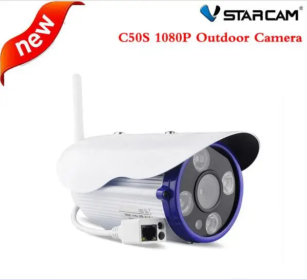 Vstarcam C50S H.264 IR Bullet IP Camera Wireless 1080P Outdoor Waterproof IP66 Bullet Motion Detectio Night Vision  35M IR range