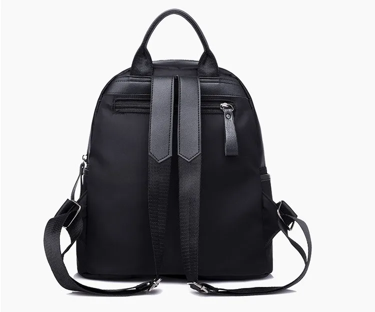 MJ Waterproof Oxford Cloth Travel Backpack Large Women Bag Female Korean Casual Bag Nylon Fashion School Bag for Teenage Girls (17)