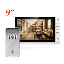 Cheap 9 inch Color LCD Monitor Video Door Phone Doorbell Intercom System 940nm Night Vision Speakerphone Camera