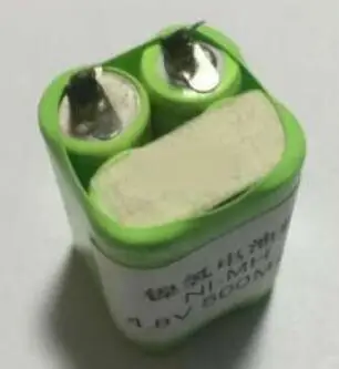 

free shipping 4.8V 2/3AAA 500mAh NI-MH Battery Pack Rechargeable battery nimh battery pack