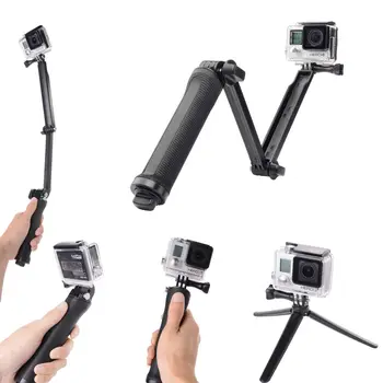 

3-Way Hand Pole Grip Arm Tripod Monopod for Gopro Hero 2 3 3+ 4 SJ4000 SJ5000