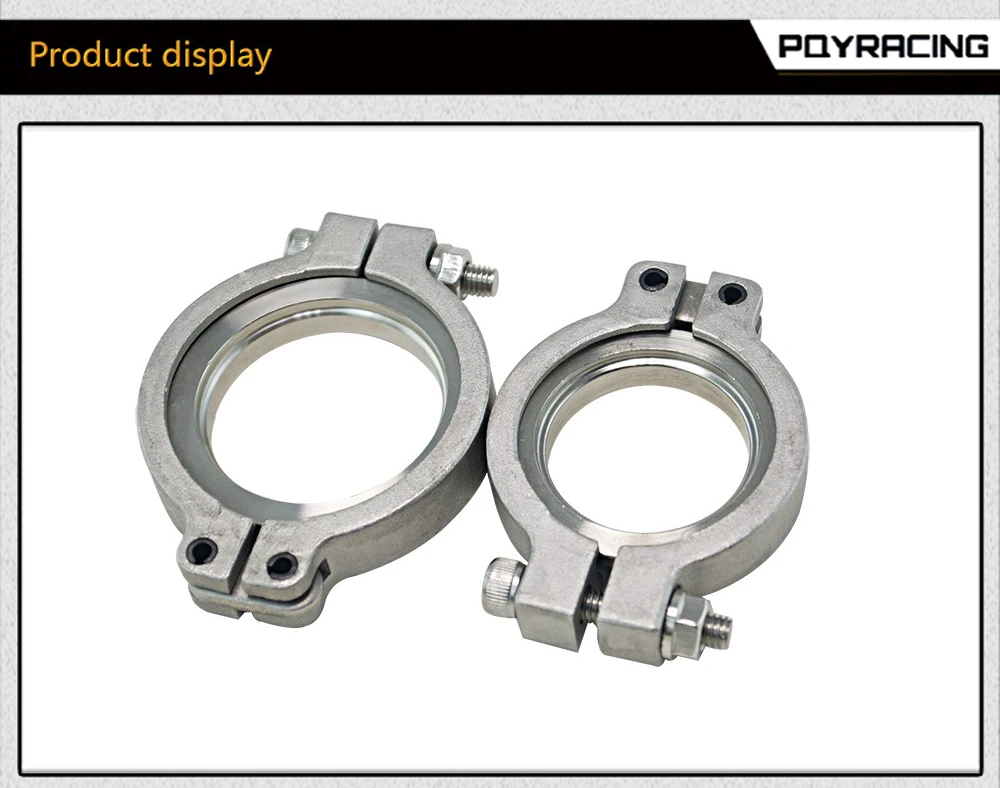 Conjunto para Mvr Banda Flange Braçadeira 44mm Wastegate Faixa Kit Pqy5834fc v - 16 braçadeiras e flanges