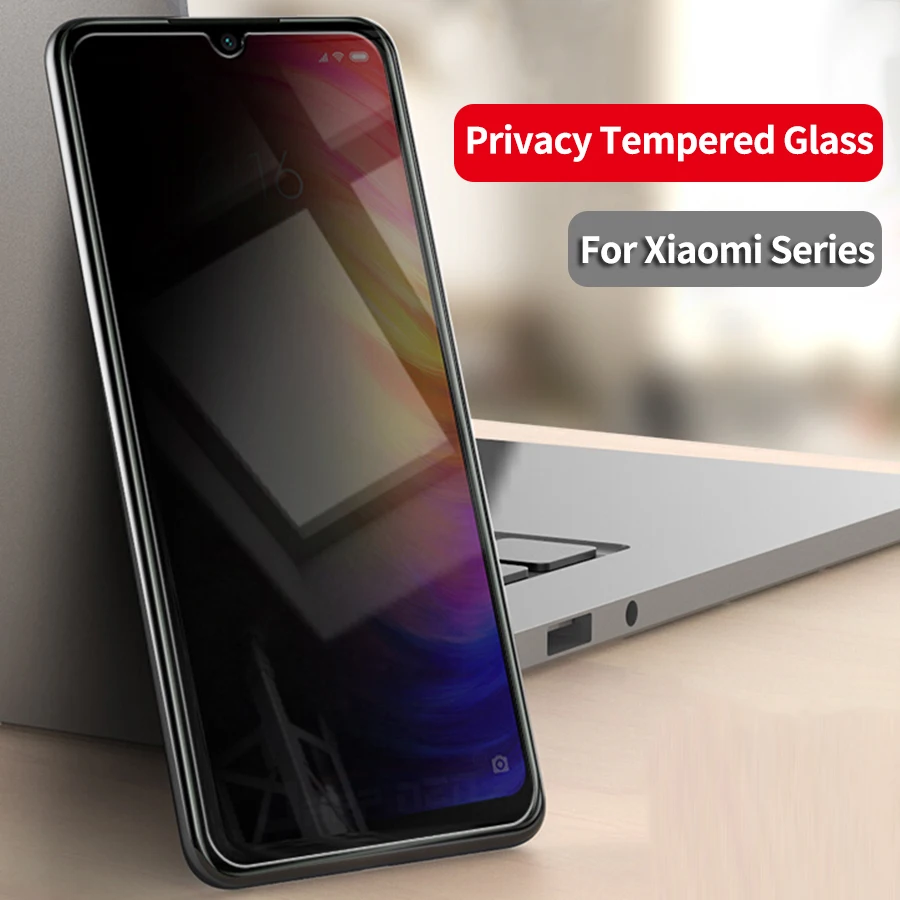 

Privacy Tempered Glass For Xiaomi Mi 9 8 SE A2 Lite Max 3 Mix 3 Redmi Note 5 6 7 Pro Pocophone F1 Anti-Spy Screen Protector Film