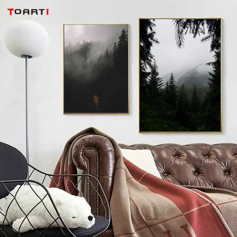 Nordic Poster Modern Wall Art Canvas Painting Mountain Pictures On The Wall  Life Quotes Living Room Bedroom Home Decor Artwork (10)