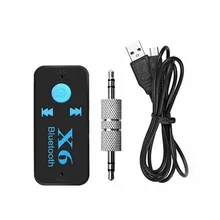 Wireless Bluetooth 3.5mm AUX Audio Stereo Music A2DP Car Handsfree Receiver Adapter DU55