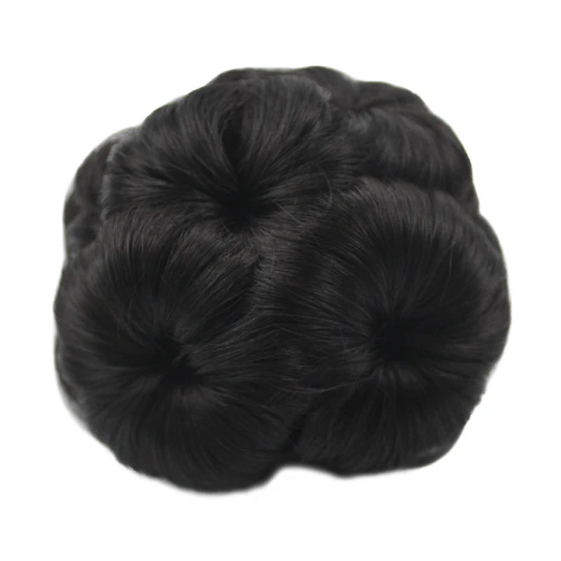 JOY&BEAUTY Curly Chignon For Women 9 Flower Roller Clip in Fake Hair Piece Synthetic Hair Accessories High Temperature 5 Color JOY&BEAUTY Curly Chignon For Women 9 Flower Roller Clip in Fake Hair Piece Synthetic Hair Accessories High Temperature 5 Color