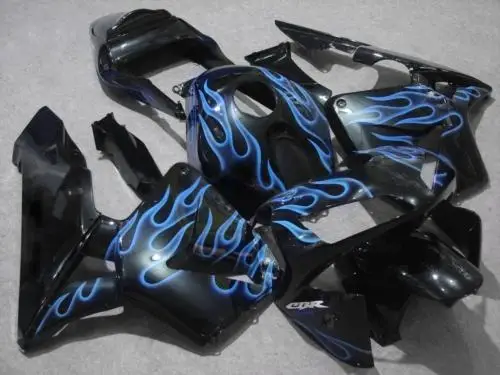 

Motorcycle Fairing kit for HONDA CBR600RR F5 03 04 CBR 600RR 2003 2004 cbr 600 ABS Blue flames black Fairings set