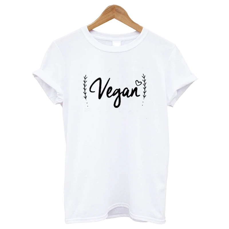 EnjoytheSpirit женская футболка Veganism No Meat Vegan здоровая жизнь женская одежда хорошее качество модная футболка хорошего качества - Цвет: P1543White