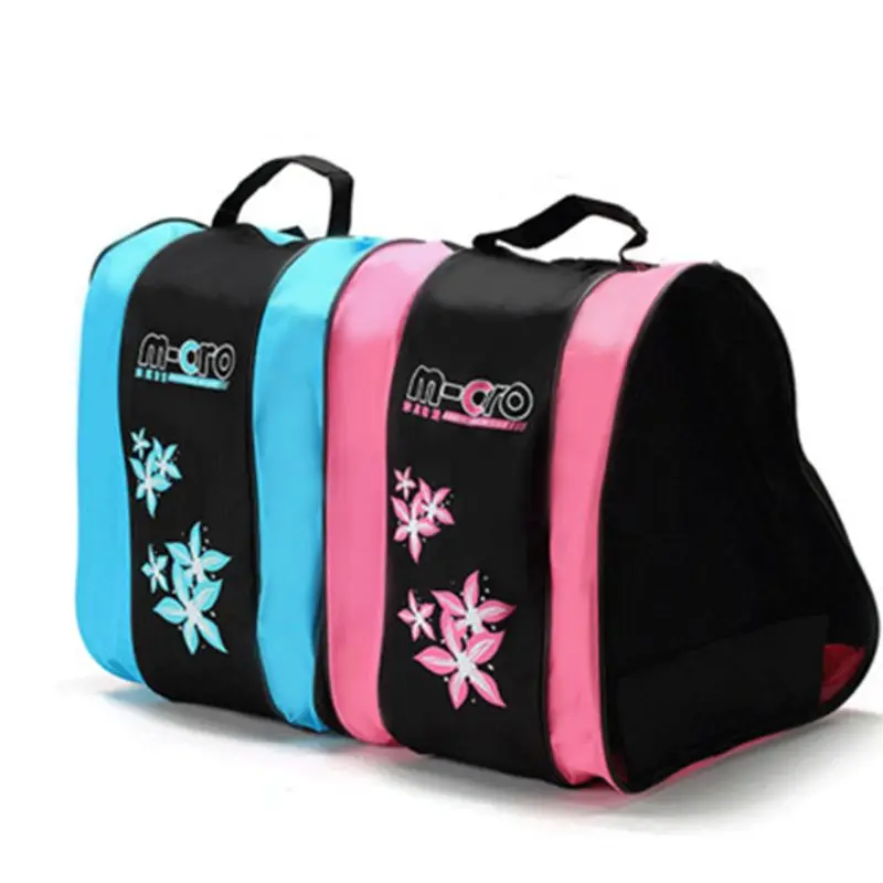 

Ice Roller Blade Skate Skating Shoes Shoulder Strap Carry Bag Holder Case Three-Layer
