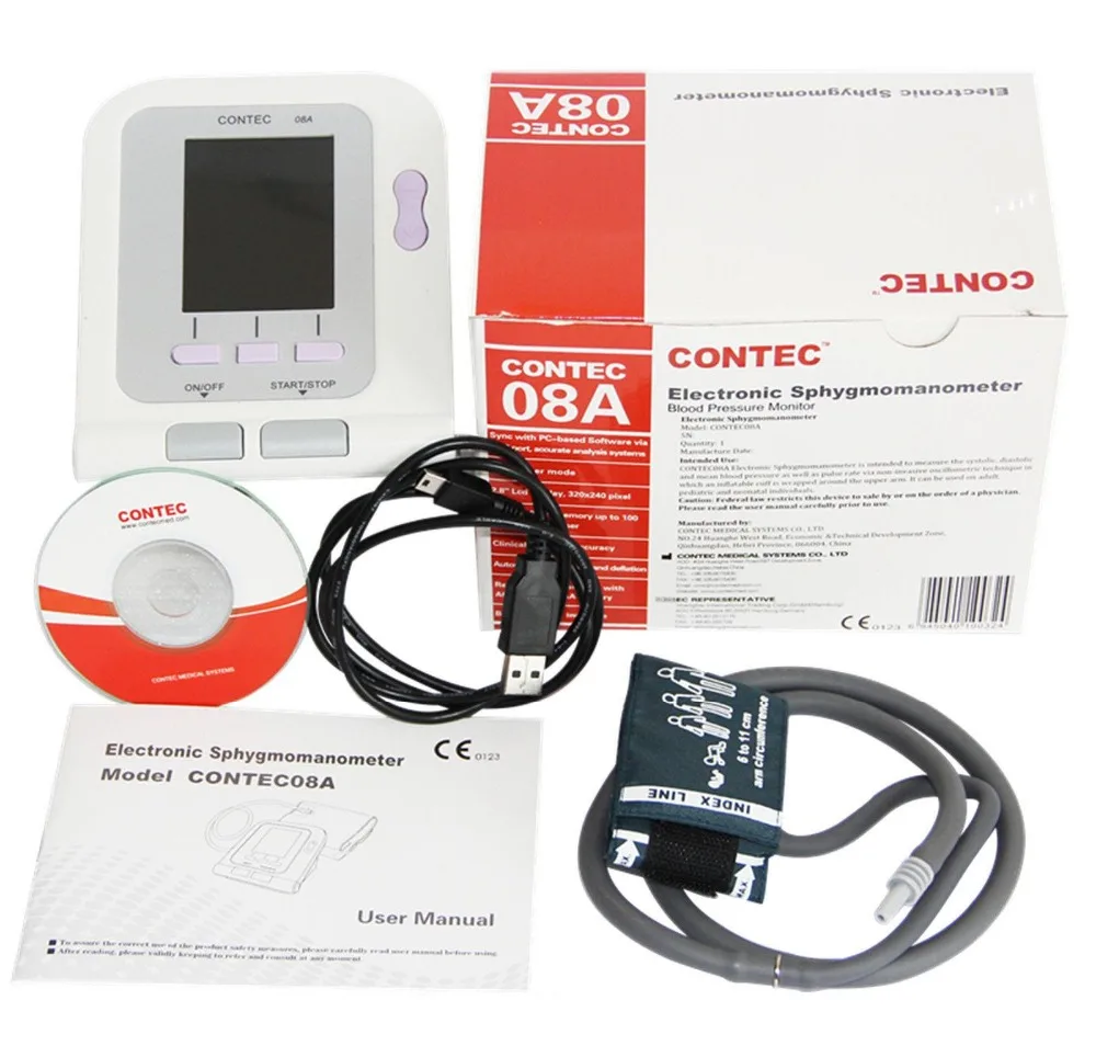 

CONTEC08A Fully AutomaticElectronic Sphygmomanometer ,High-definition Color LCD Display