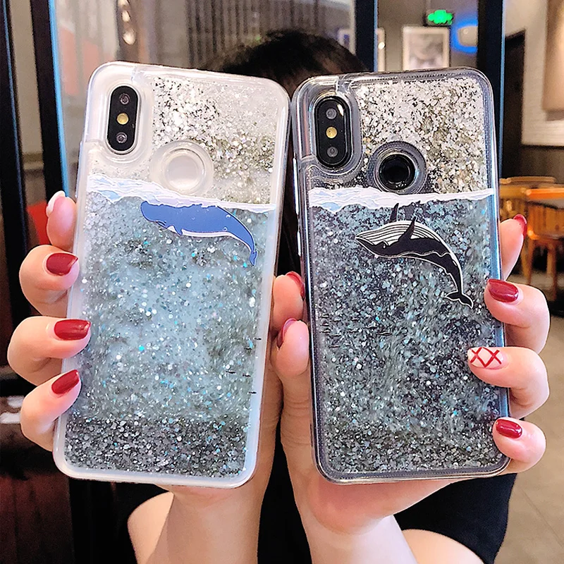 

Quicksand Liquid Case For Xiaomi Mi 8 Lite Mi8 Mi 9 SE A2 Pocophone F1 Case Redmi Note 7 Note 5 6 Pro Redmi 7 5 Plus 6 6A Cover
