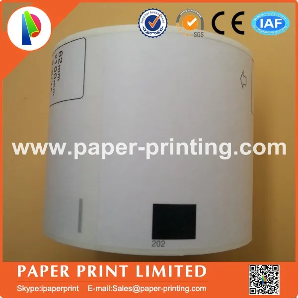 1x Rolls Brother Совместимые Этикетки dk-11202 без многоразовой рамы картриджа 62 мм x 100