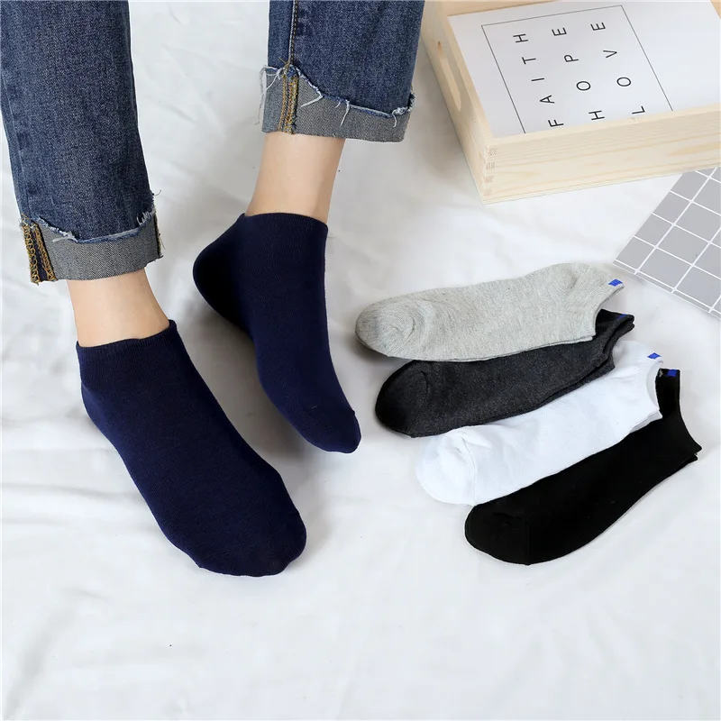 Black And White Fashion Women's Socks Short Female Low Cut Ankle Socks For Women Ladies Socks Man Short Chaussette Femme Summer
