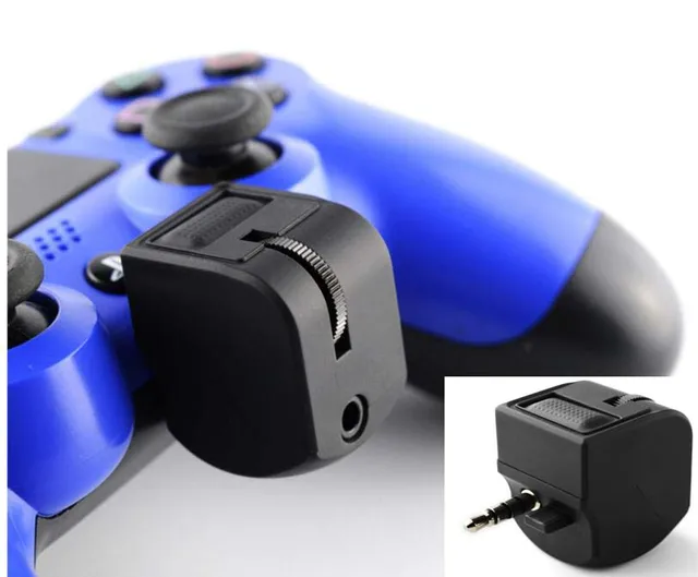 3,5mm Mini Griff Audio headset adapter Micphone Kopfhörer Sprachsteuerung Gaming Zubehör Für PS4
