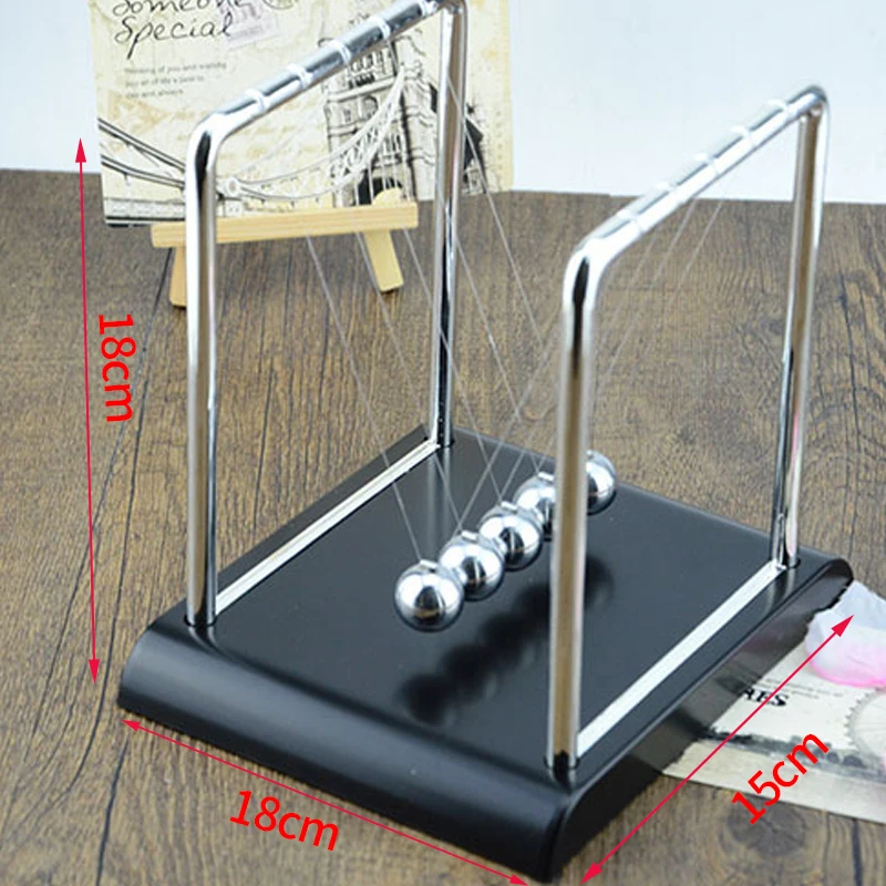 Новинка г. Z-образный гальванический маятник Ньютона с металлическим ударным шаром - Цвет: see chart
