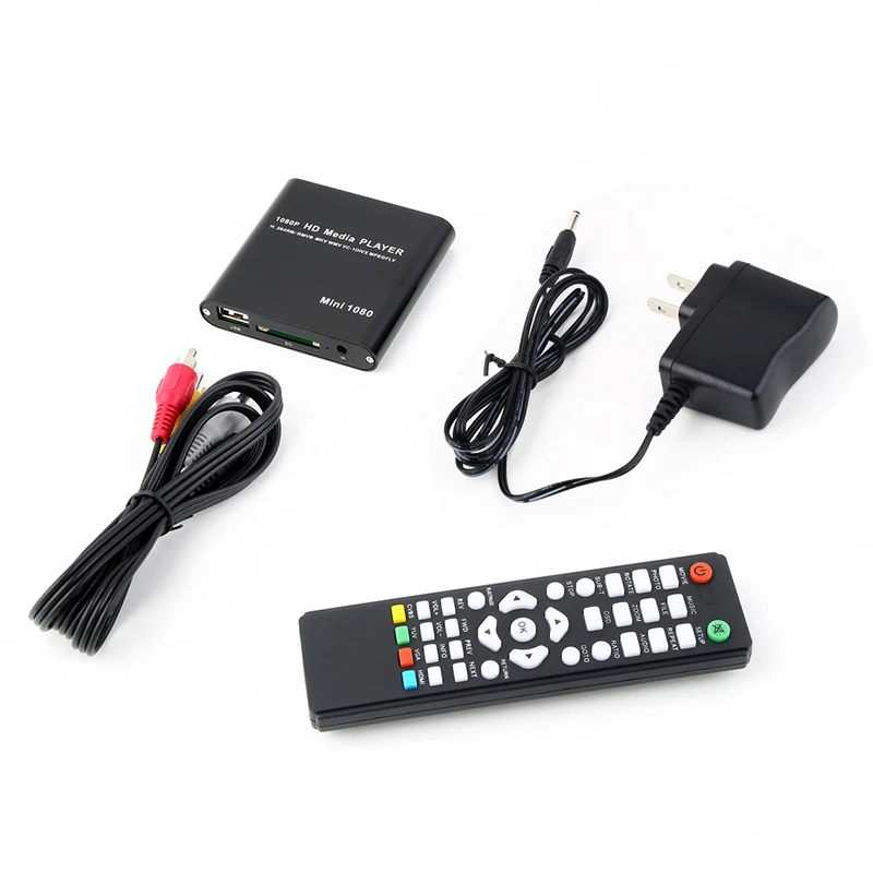 Kebidumei 1080P мини USB внешний HDD плеер Full HD с SD MMC кардридером поддержка хоста Mkv Hdmi Hdd