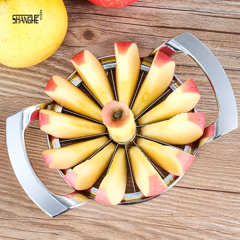 Apple Cutter Steel Slicer Vegetable Fruit Pear Peeler Divider Corer