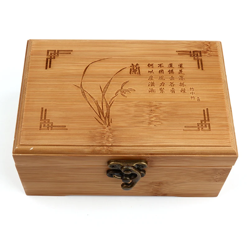 Заказной бамбуковый деревянный ящик для хранения ювелирных изделий несколько решетки макияж Органайзер деревянные шкатулки контейнер гравировка