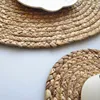 Set de Table rond en paille naturelle, dessous de Table, accessoire de cuisine, décoration de la maison ► Photo 2/5