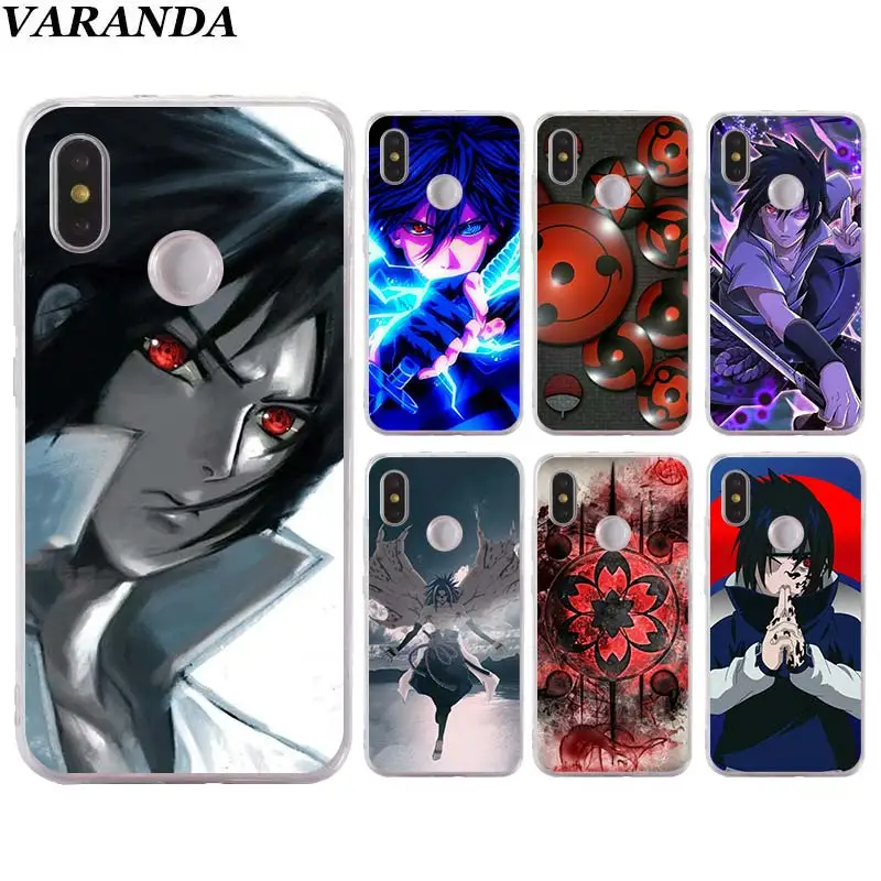 

Naruto Sasuke Sharingan Silicone case for Xiaomi Redmi 7 6A 5A Note 5 6 7 Pro 4X S2 GO Mi 8 A1 A2 Lite Play TPU Soft Phone case