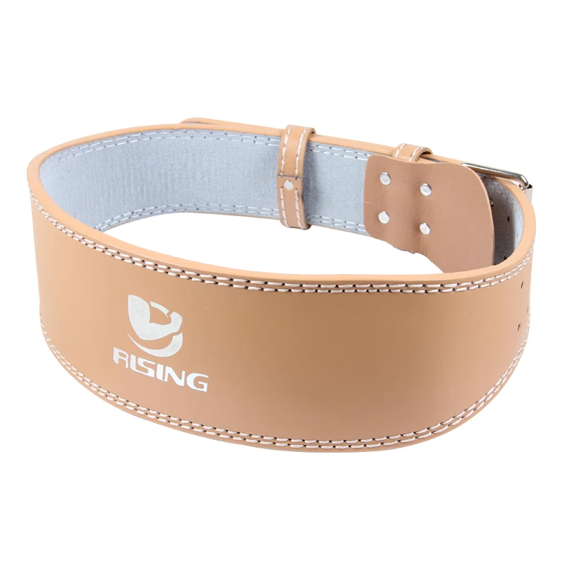 2016 new leather fitness weight lifting belt waist supporter Men