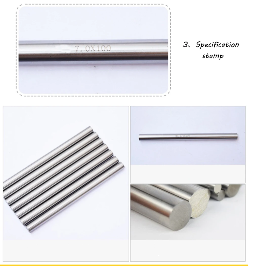 100mm Hss Steel Metric Hardened White Steel Bar Round Bar Round Lathe Tool White Steel Rod Woodworking Carving Knife Straight threaded hand wheels