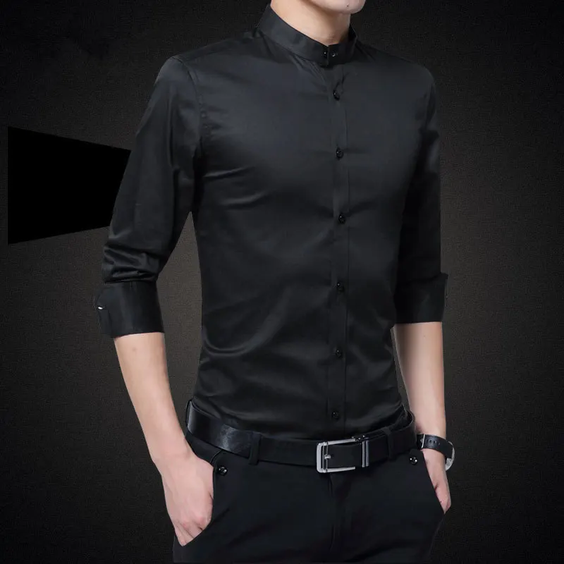 Купить Мужскую Черную Рубашку С Коротким Рукавом