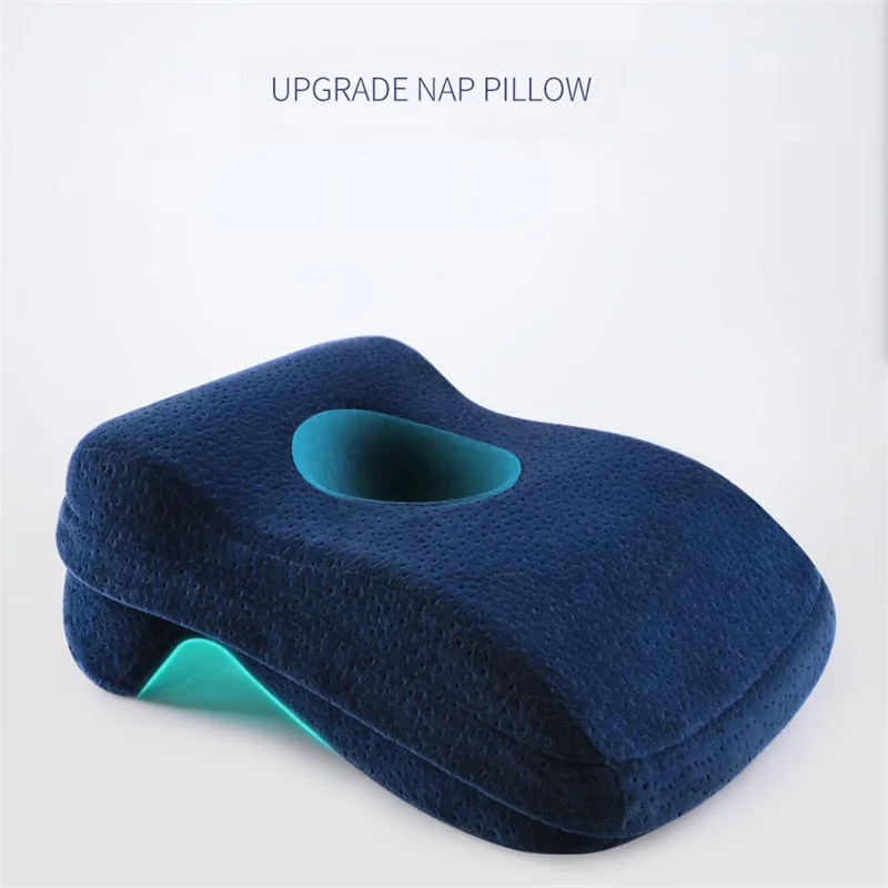 Memory Foam Nap Pillow For Travel Headrest Neck Support Cushions Office Rest Lunch Break Pillow Orthopedic Student Desk Sleeping