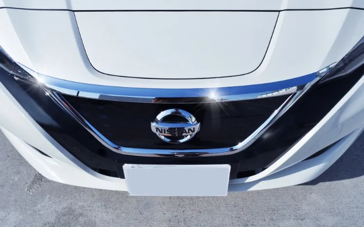 1 шт. ABS Chrome аксессуары подходят для Nissan Leaf ZE1 двигатель капюшоне гвардии