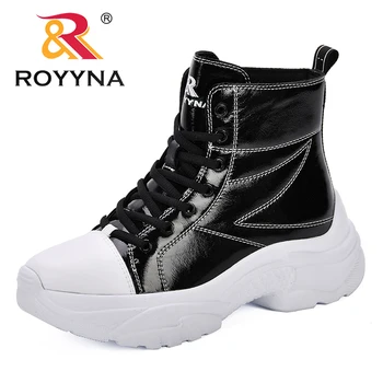 

ROYYNA Boots 2019 Autumn Winter Women Boots Classic Shoes Ankle Boots Female Motorcycle Boots Comfortable Botas Mujer