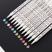 15 шт./компл. цветной маркер набор художественная кисть Ручка Манга Аниме для рисования граффити маркеры цвета "металлик" для рисования офиса школьные принадлежности