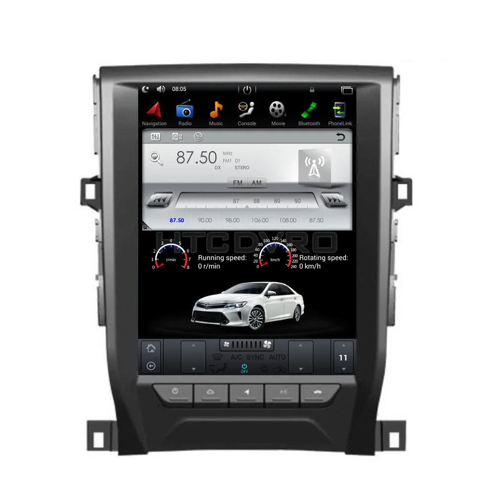 

12.1" Tesla Type Android Fit TOYOTA REZI / MARK 2011 - Car DVD Player Navigation GPS Radio