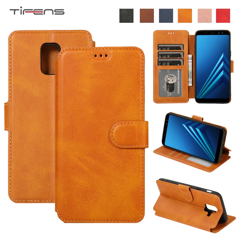 

Flip Wallet Leather Case For Samsung Galaxy A40 A50 A70 A10 A20 A30 M10 M20 M30 A6 Plus A7 A9 2018 Card Slot Stand Protect Cover