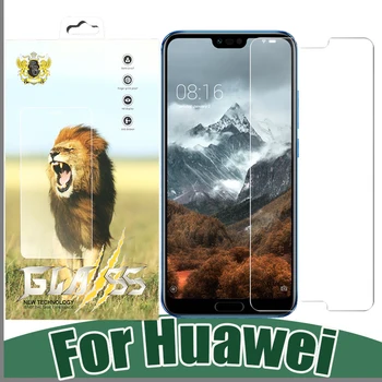 

100pcs 9H Tempered Glass Guard For Huawei Honor 30 Pro 30S 20 Lite 20S 20i 9 9X 9I 9N Play 9A Screen Protector Film With New Box