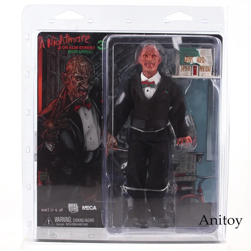 

NECA A Nightmare on Elm Street 3 Dream Warriors Freddy Krueger & Light-up House PVC Horror Action Figures Collectible Model Toy