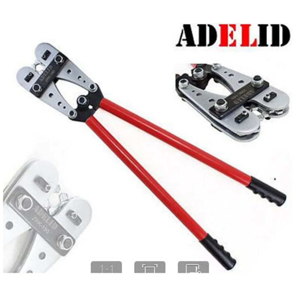 

Wire Terminal Crimping Tool 25-150mm square Crimping Pliers Anti-Slip Electrician Ratchet Plier Universal Cable Crimper