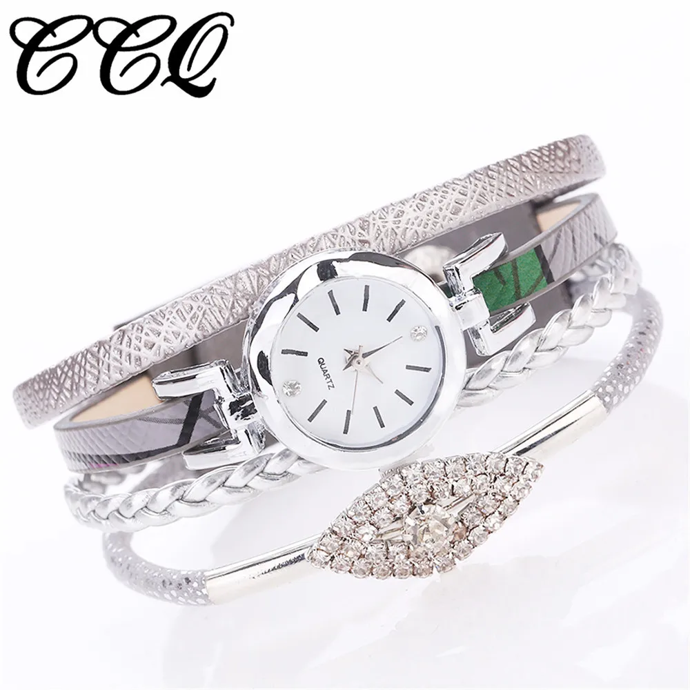 

Montre Femme CCQ Fashion Watch Women Girls Analog Quartz Wristwatch Ladies Dress Bracelet Watches Reloj Mujer Relogio Feminino